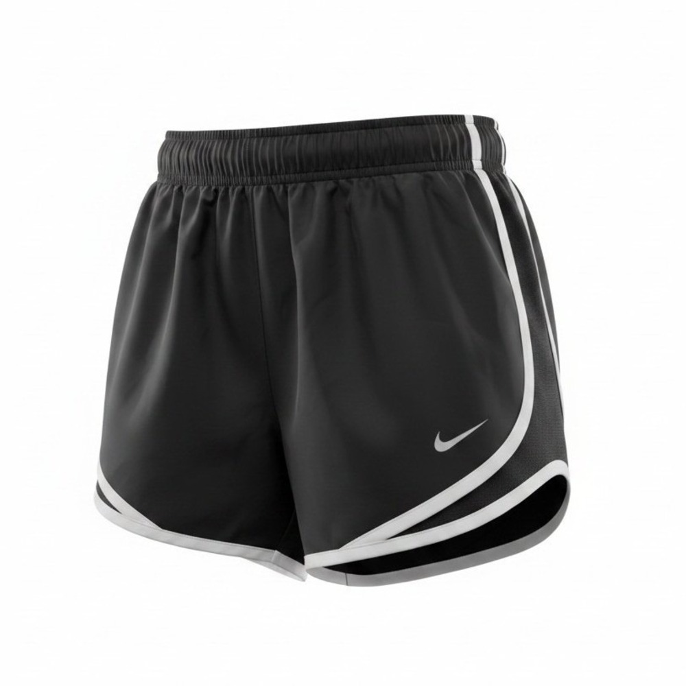 Running Shorts‎ Nike XS Women Black Excellent Dri-FIT Tempo Mesh Trim Athletic